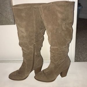 Target Heeled Faux Suede Boots